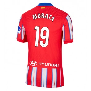 Atletico Madrid Alvaro Morata #19 Replika Hjemmebanetrøje 2024-25 Kortærmet